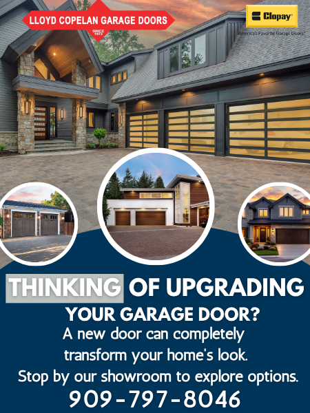 Clopay Avante glass garage door installation and modern home upgrade by Lloyd Copelan Garage Doors.