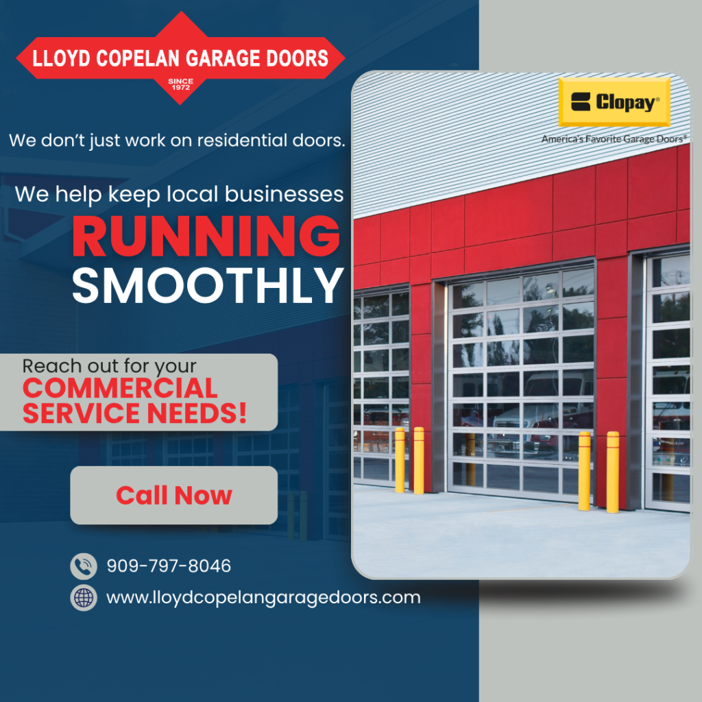 Commercial-Garage-Door-Repair-Service - Lloyd Copelan Garage Doors Heavy-duty Clopay commercial overhead doors and rolling steel doors for warehouses and industrial buildings. Lloyd Copelan Garage Doors offering commercial garage door repair since 1972.